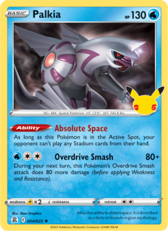 Palkia - pokemon TCG Card