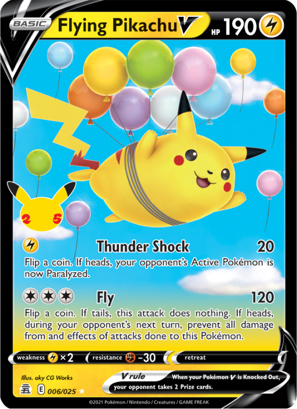 Flying Pikachu V - Pokémon TCG Card