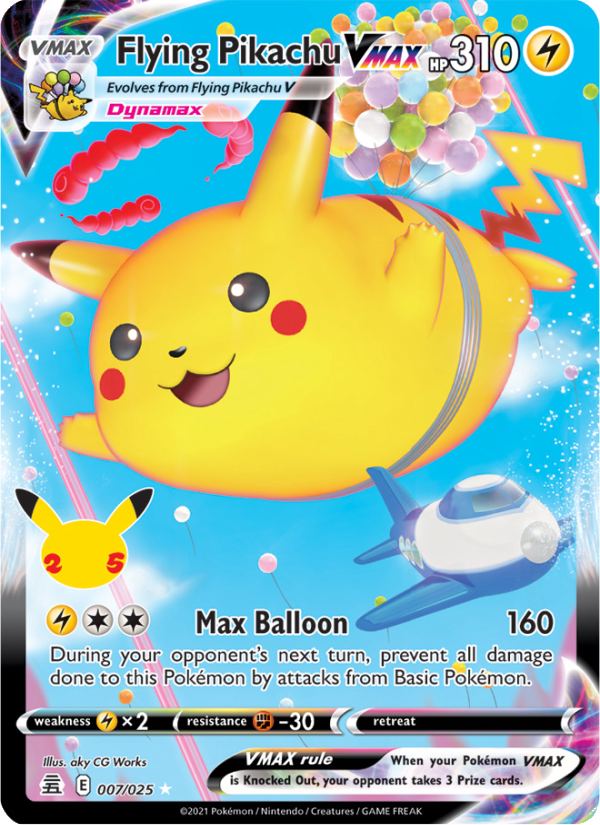 Flying Pikachu VMAX - Pokémon TCG Card