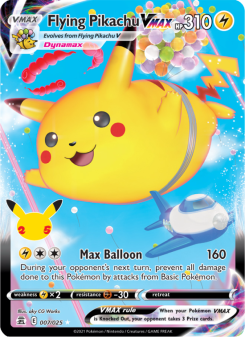 Flying Pikachu VMAX - pokemon TCG Card