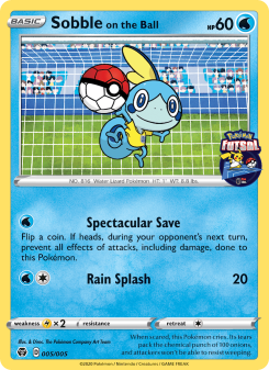 Sobble on the Ball - pokemon TCG Card