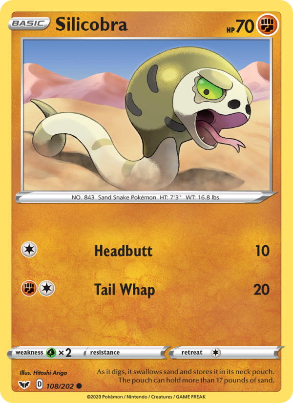 Silicobra - Pokémon TCG Card