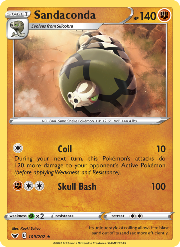 Sandaconda - Pokémon TCG Card
