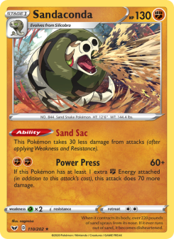 Sandaconda - pokemon TCG Card