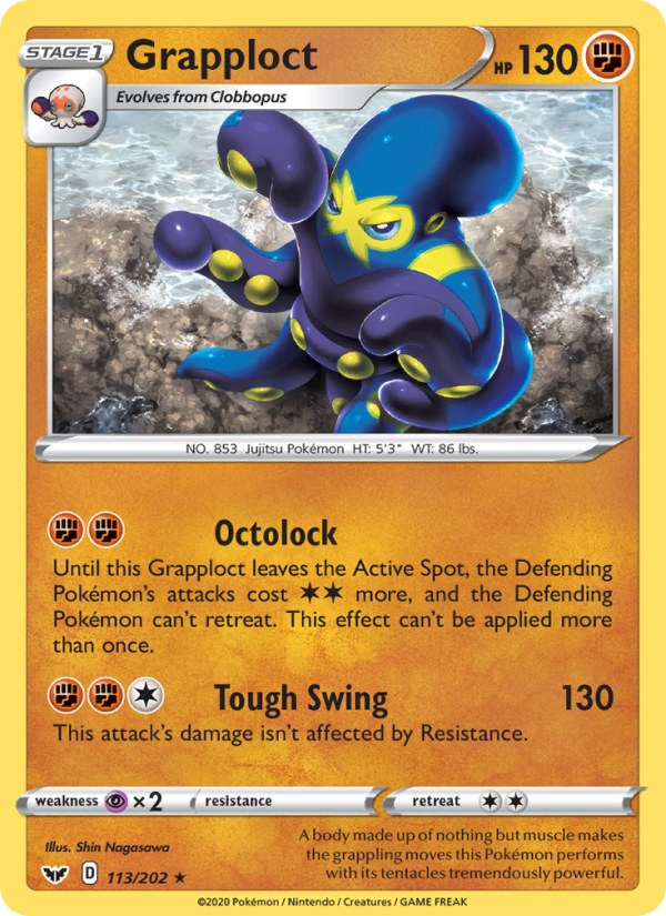 Grapploct - Pokémon TCG Card
