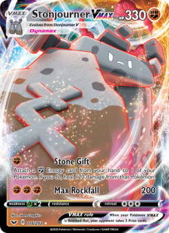 Stonjourner VMAX - pokemon TCG Card