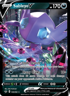 Sableye V - pokemon TCG Card