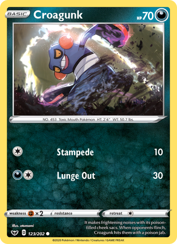 Croagunk - Pokémon TCG Card