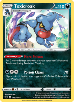 Toxicroak - pokemon TCG Card