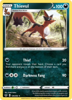 Thievul - pokemon TCG Card