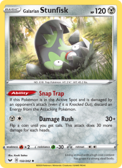 Galarian Stunfisk - pokemon TCG Card