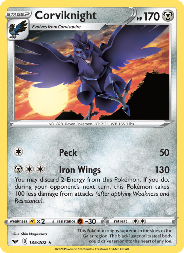 Corviknight - Pokémon TCG Card