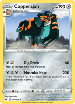 Copperajah - pokemon TCG Card