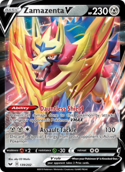 Zamazenta V - pokemon TCG Card