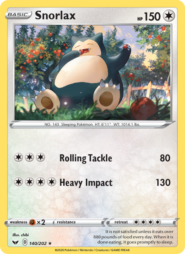 Snorlax - Pokémon TCG Card
