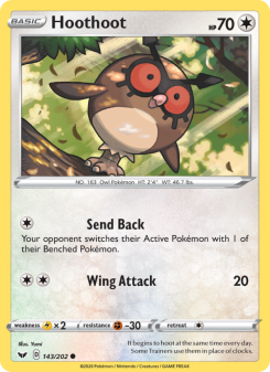 Hoothoot - pokemon TCG Card