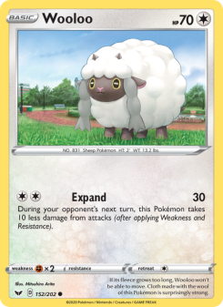 Wooloo - pokemon TCG Card