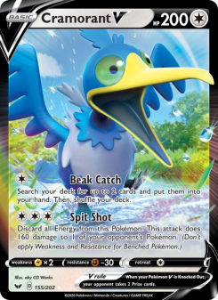Cramorant V - pokemon TCG Card