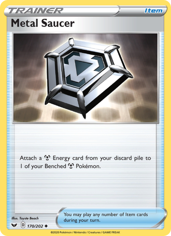 Metal Saucer - Pokémon TCG Card