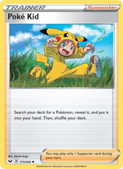 Poké Kid - pokemon TCG Card