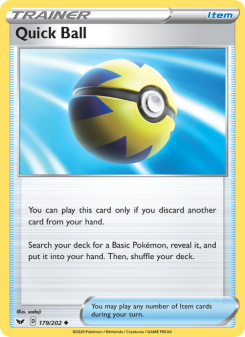 Quick Ball - pokemon TCG Card