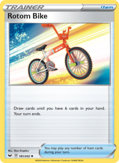 Rotom Bike - pokemon TCG Card