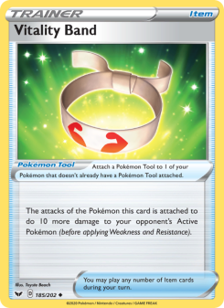 Vitality Band - pokemon TCG Card