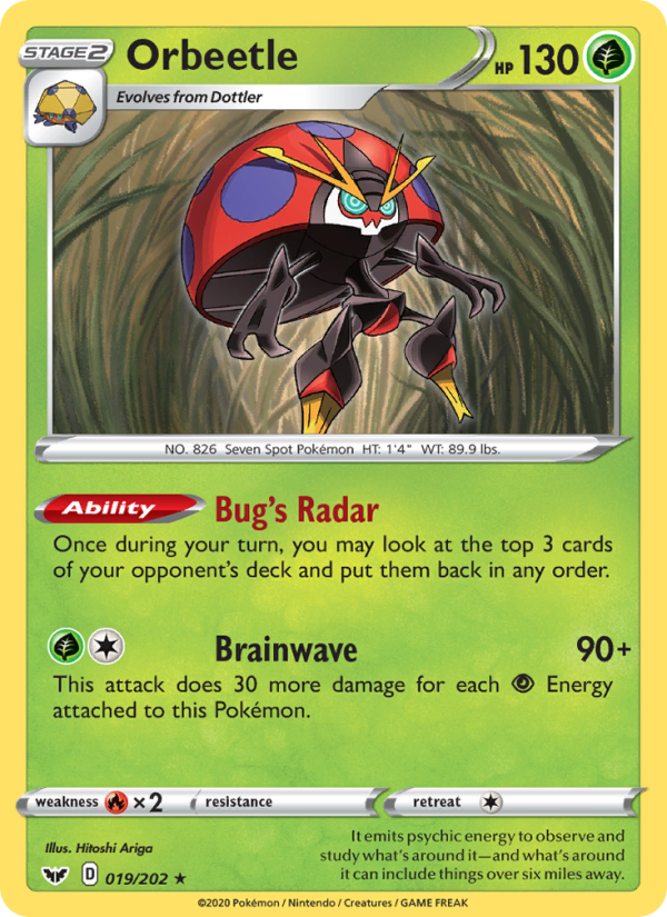 Orbeetle - Pokémon TCG Card