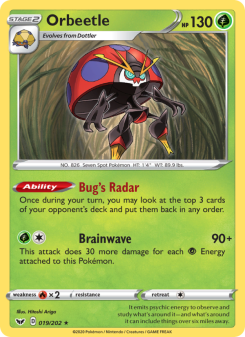 Orbeetle - pokemon TCG Card