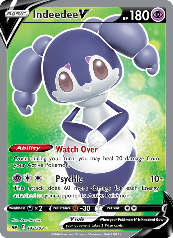 Indeedee V - Pokémon TCG Card