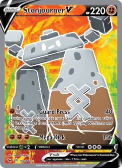 Stonjourner V - pokemon TCG Card