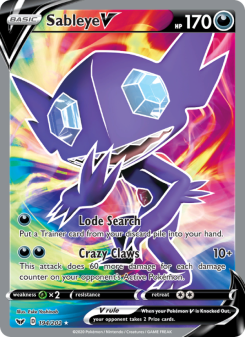 Sableye V - pokemon TCG Card