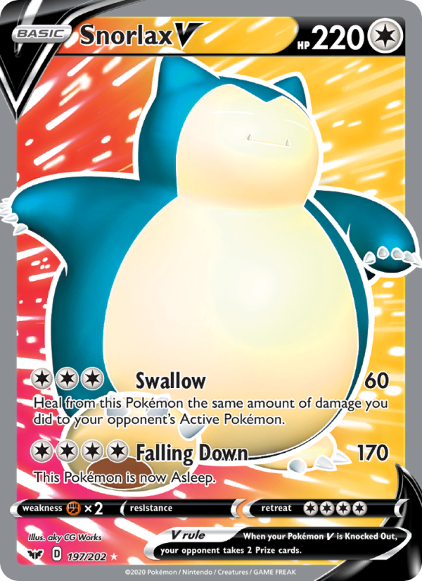 Snorlax V - Pokémon TCG Card