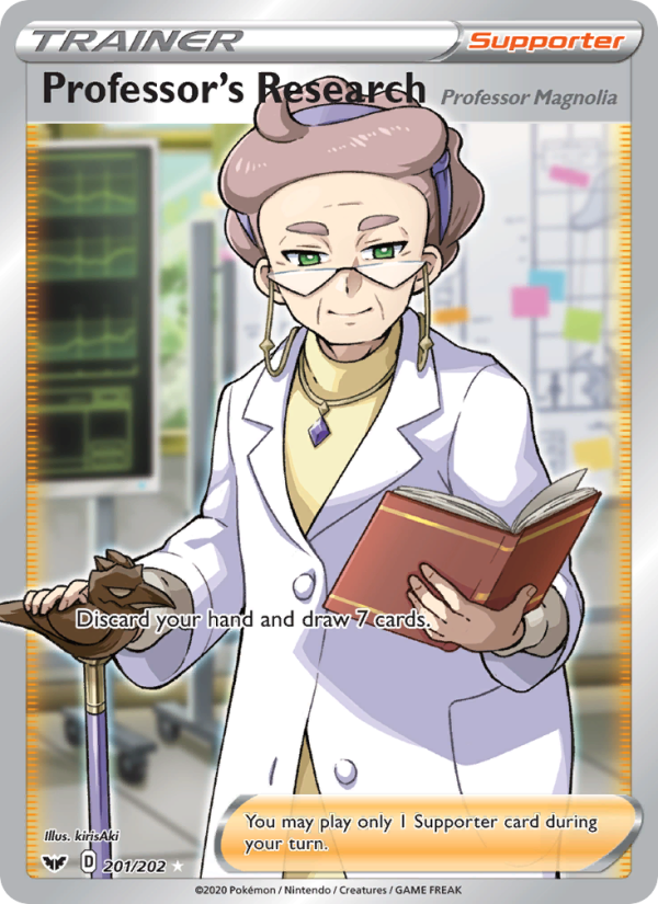 Professor's Research (Professor Magnolia) - Pokémon TCG Card
