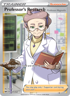 Professor's Research (Professor Magnolia) - pokemon TCG Card