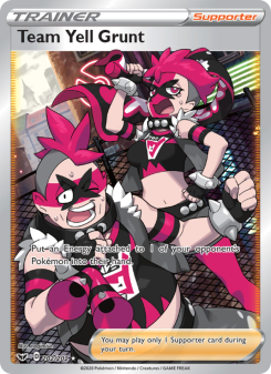 Team Yell Grunt - pokemon TCG Card