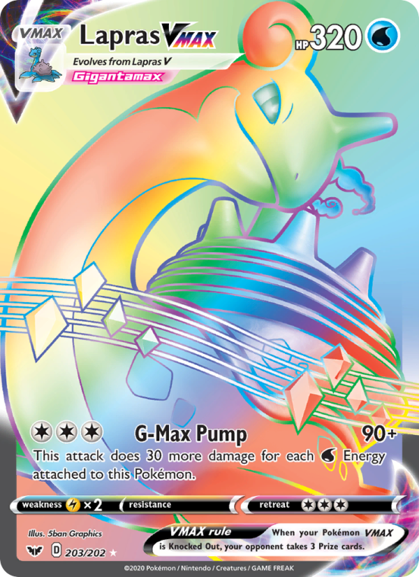 Lapras VMAX - Pokémon TCG Card