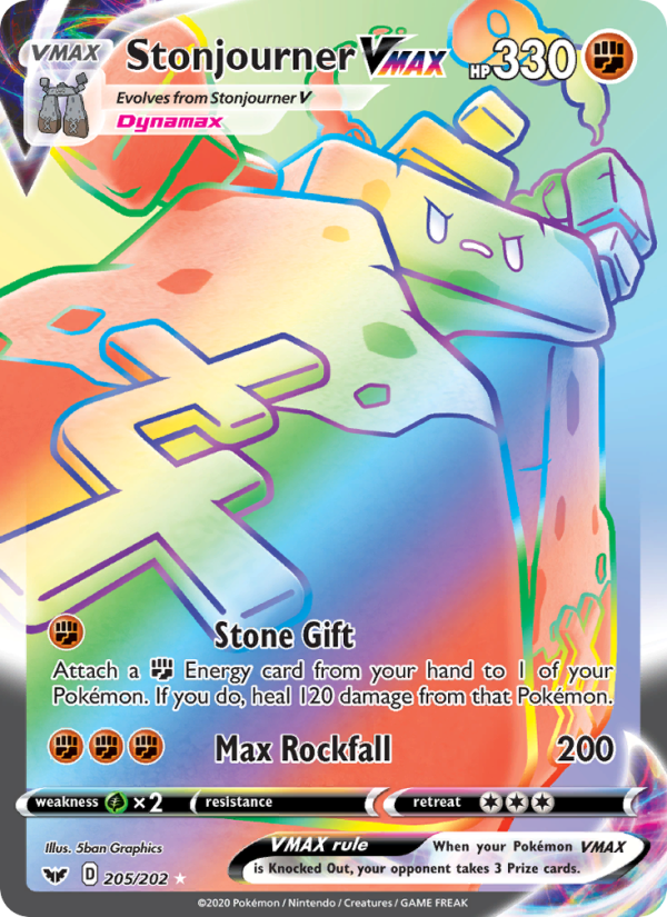Stonjourner VMAX - Pokémon TCG Card