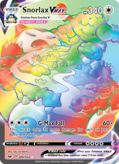 Snorlax VMAX - pokemon TCG Card