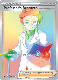Professor's Research (Professor Magnolia) - pokemon TCG Card