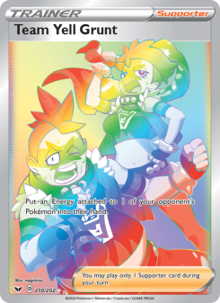 Team Yell Grunt - pokemon TCG Card