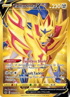 Zamazenta V - pokemon TCG Card