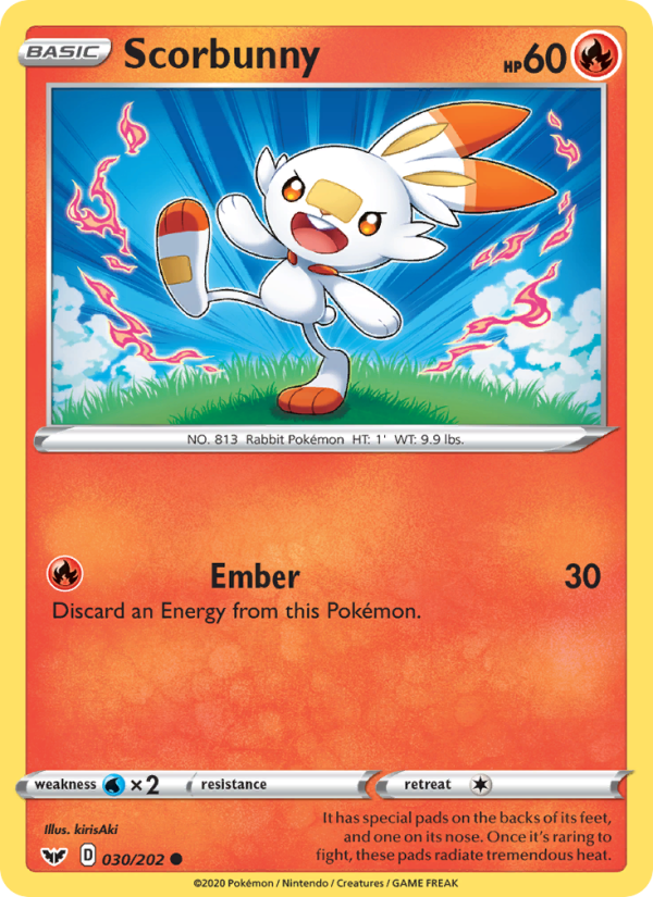 Scorbunny - Pokémon TCG Card