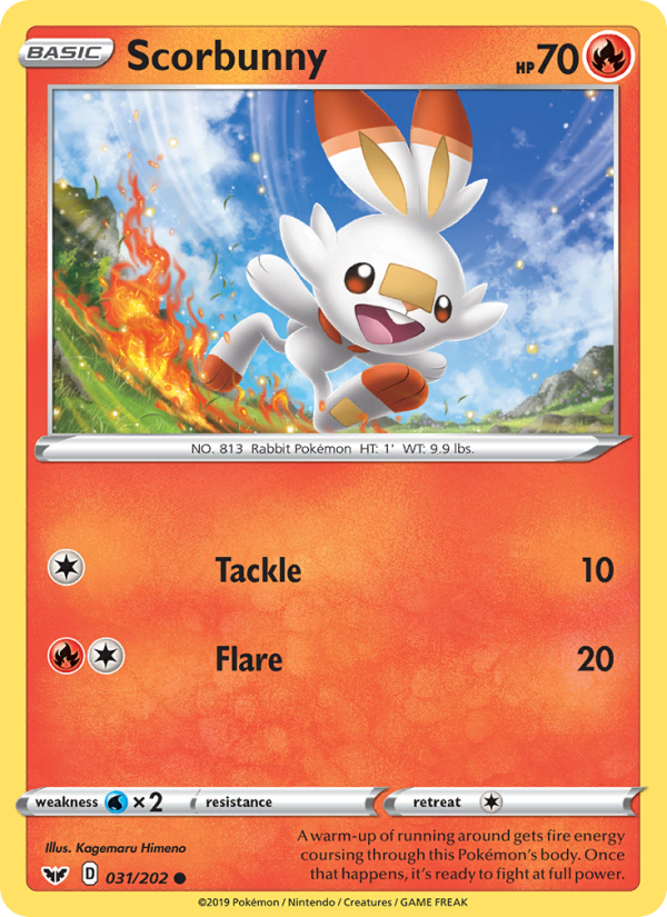 Scorbunny - Pokémon TCG Card