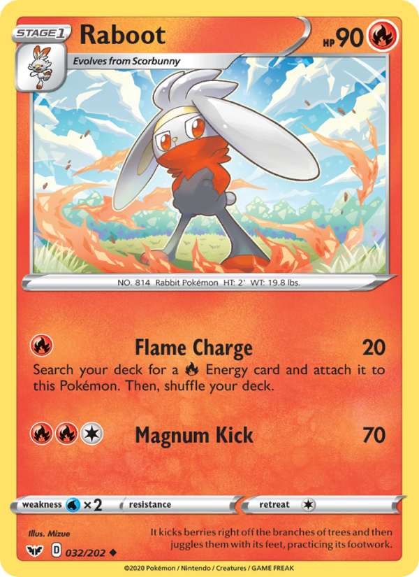 Raboot - Pokémon TCG Card