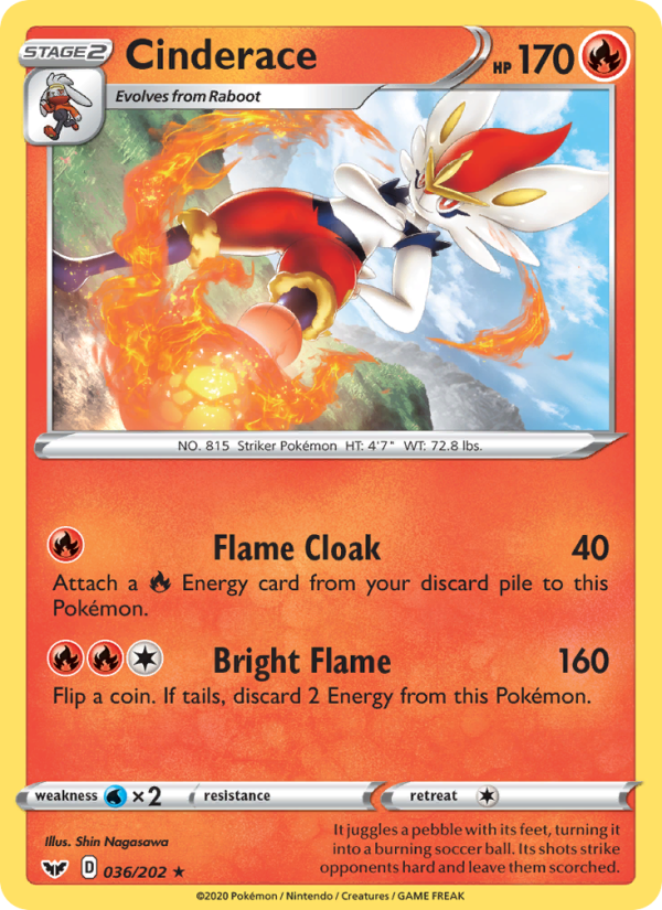 Cinderace - Pokémon TCG Card