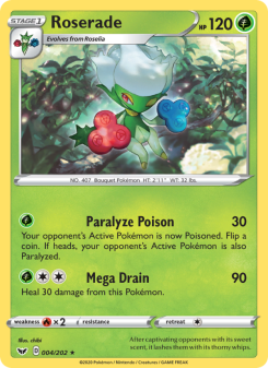 Roserade - pokemon TCG Card