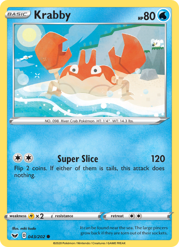 Krabby - Pokémon TCG Card