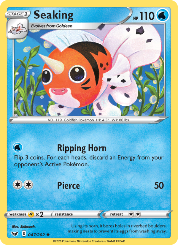 Seaking - Pokémon TCG Card