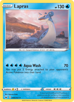 Lapras - pokemon TCG Card